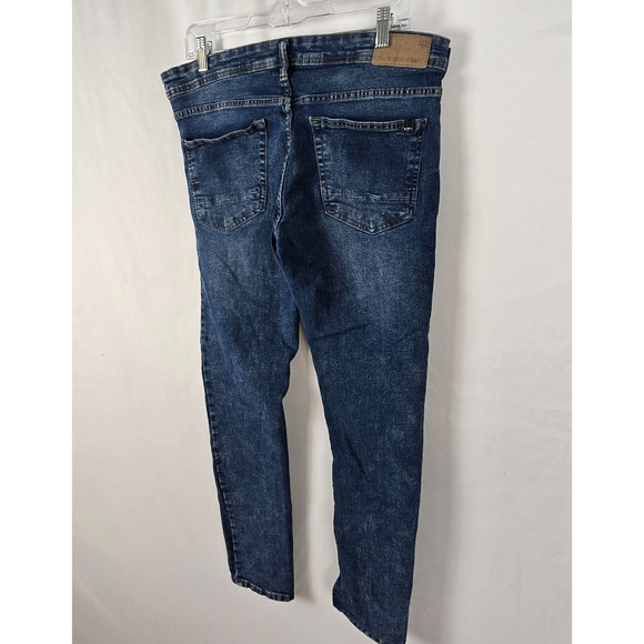 Buffalo David Bitton Jeans Men's 32** Blue Medium Fade Max-X Skinny Stretch - Picture 15 of 16